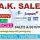 A K Sales visiting card
