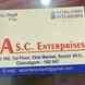 A S C Enterprises visiting card
