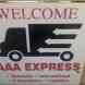 Aaa Express visiting card