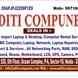 Aditi Compunet visiting card