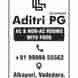Aditri Pg Services visiting card