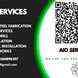 Aio Services visiting card