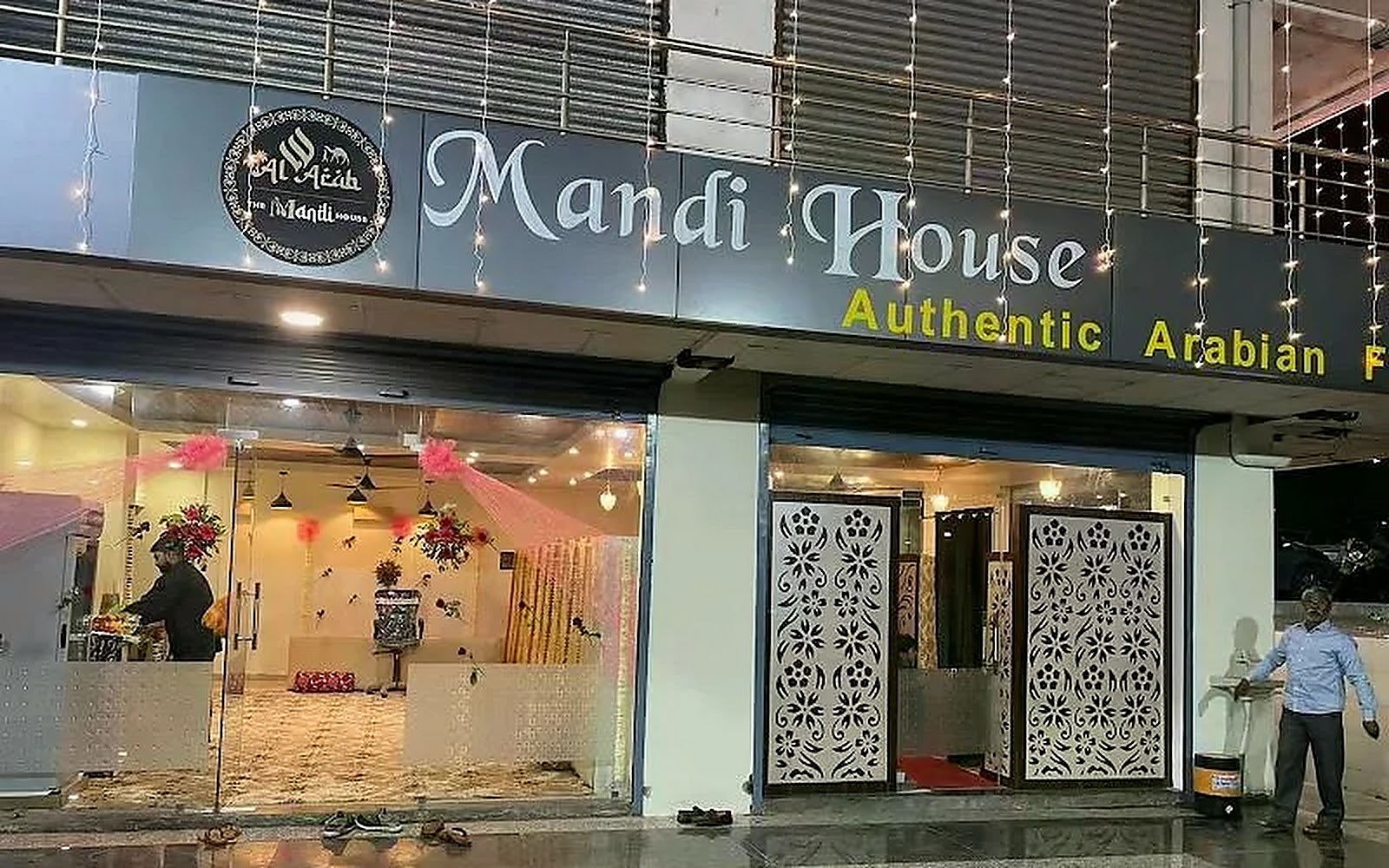 Al Arab The Mandi House Nagpur visiting card