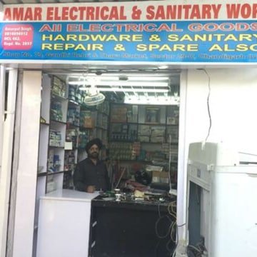 Amar Electrical &amp; Sanitary Works visiting card