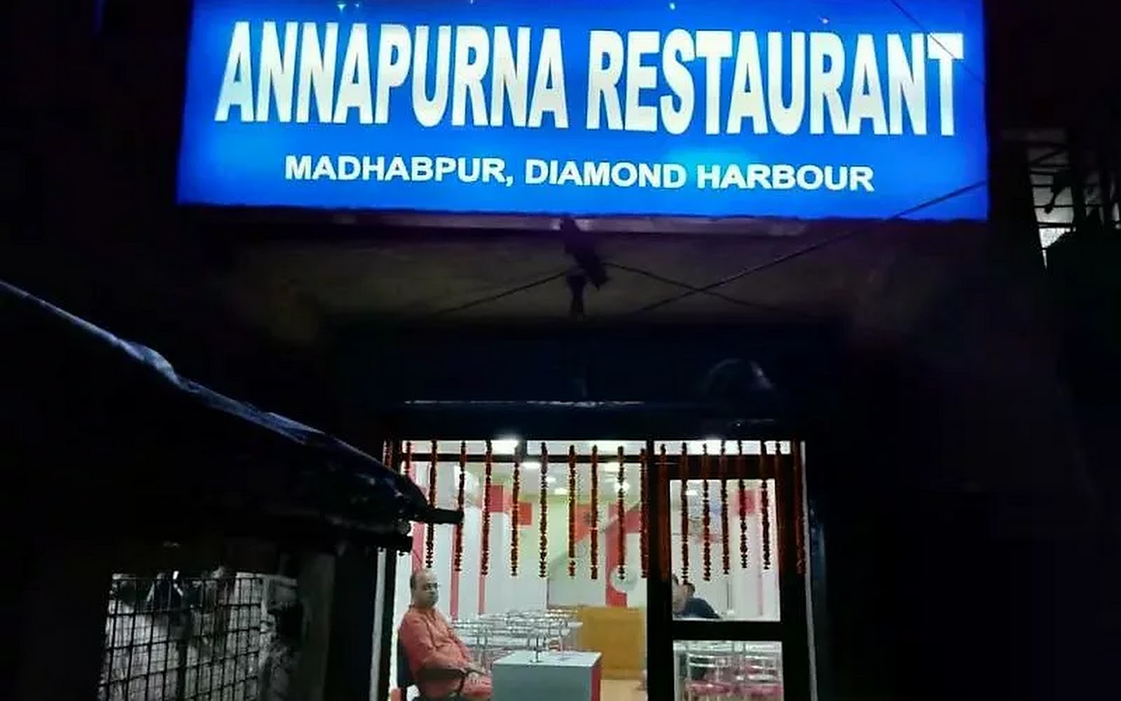 Annapurna Restaurant Diamond-harbour visiting card