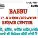 Babbu Ac and Refrigerator Repair visiting card