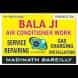 BALA JI ELECTRICIAN & AC WORK visiting card