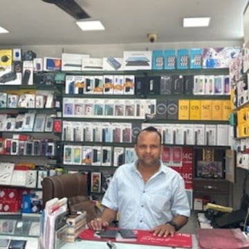 Bansal Mobile Care visiting card