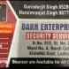 Barn Enterprises Security Services visiting card
