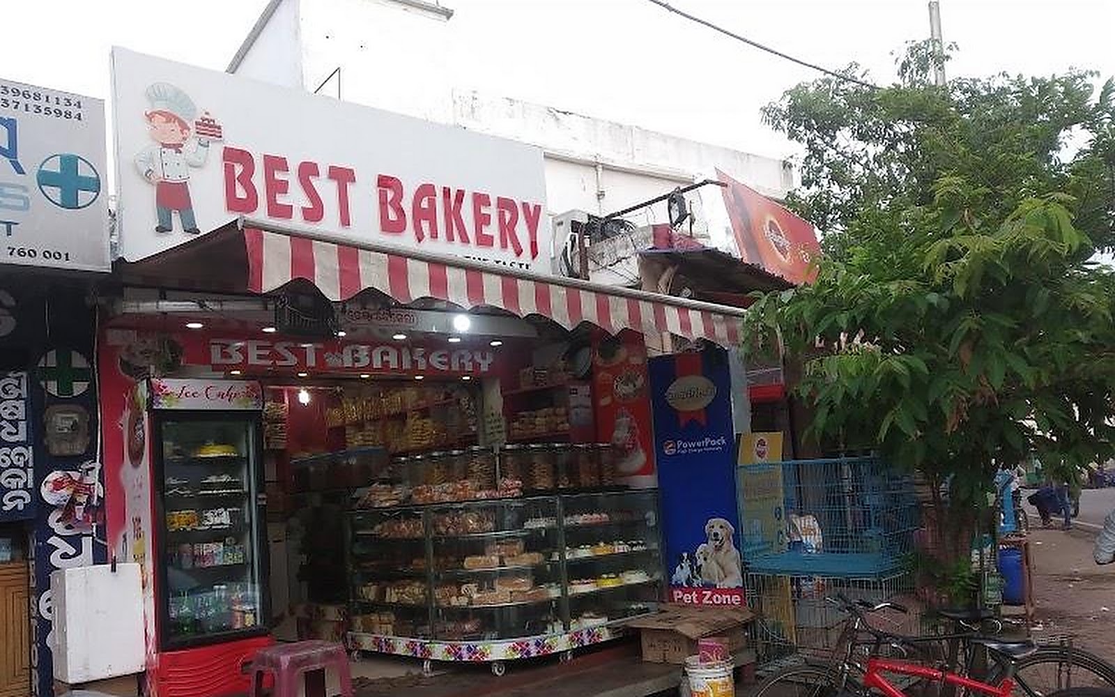 Best Bakery Berhampur visiting card