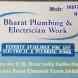 Bharat Plumbing & Electrician Work visiting card