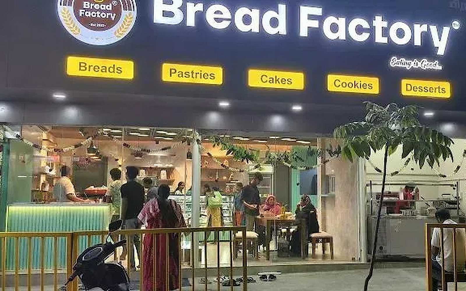 Bread Factory Erode visiting card