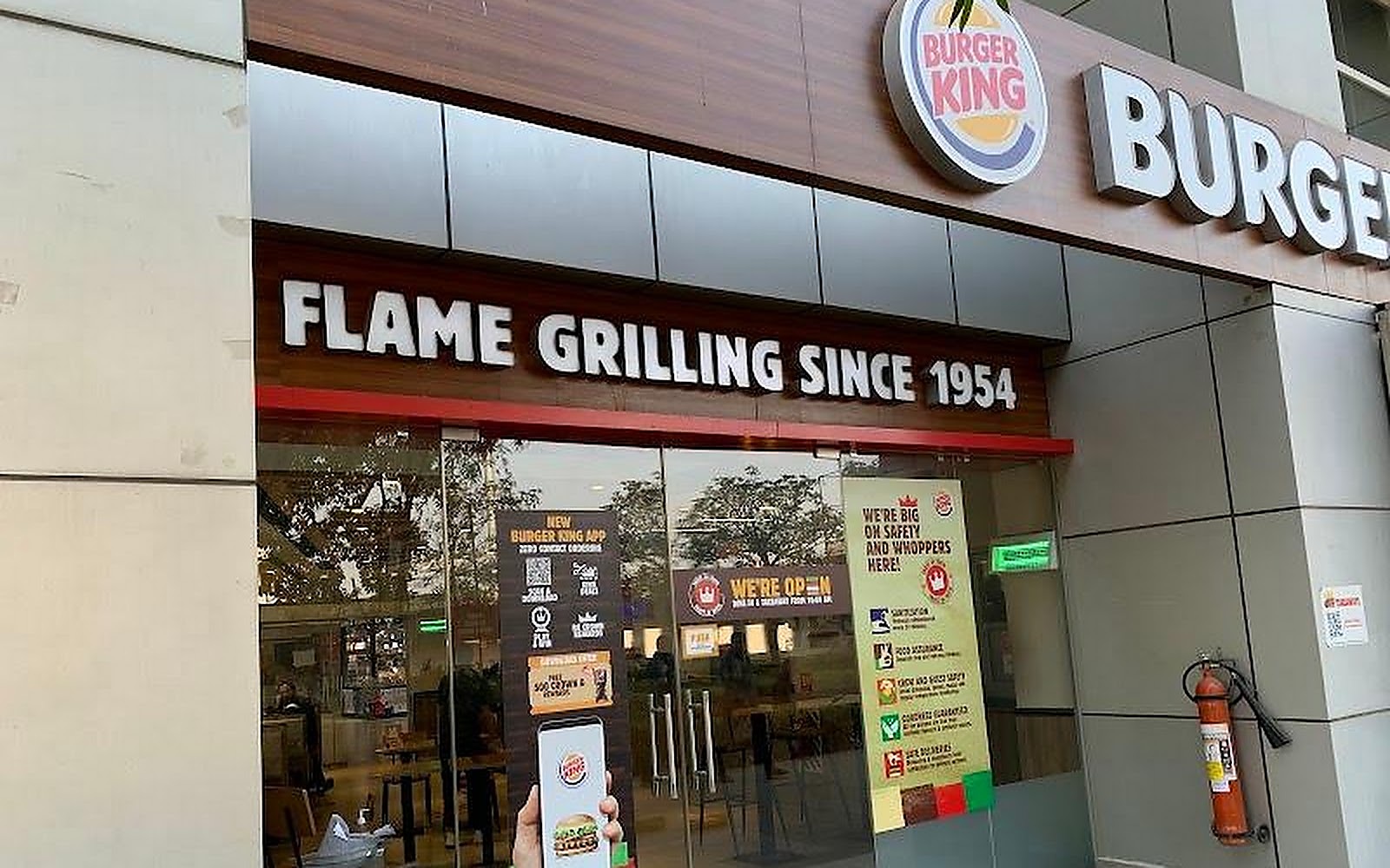 Burger King Bhiwadi visiting card