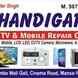 Chandigarh Video & Mobile Repair Center visiting card