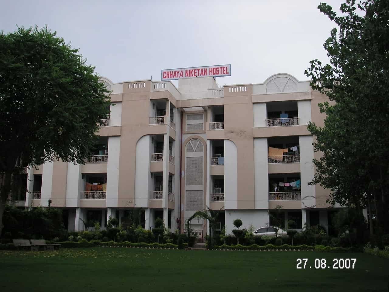 Chhaya Niketan International Hostel visiting card