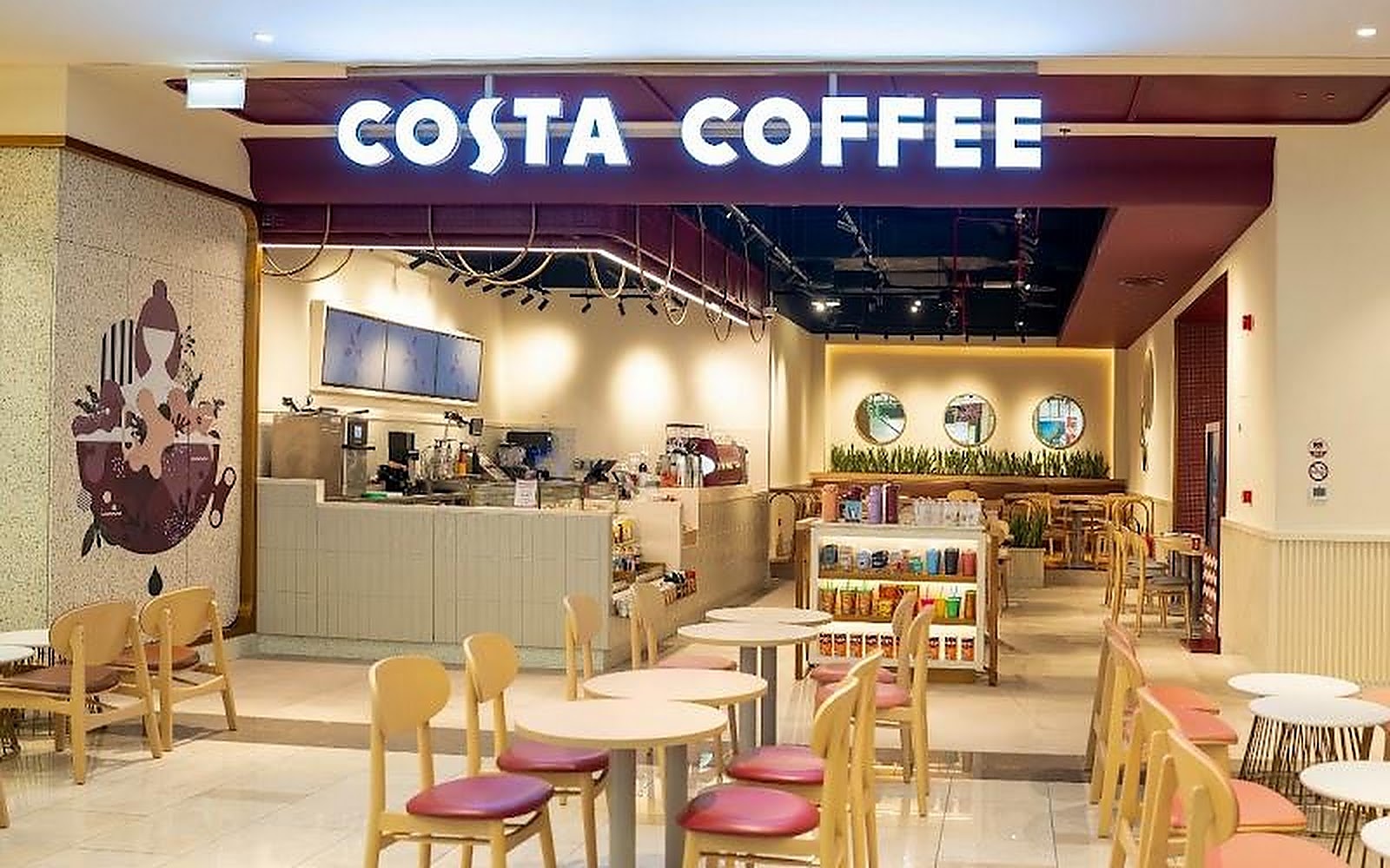 Costa Coffee Dubai visiting card