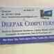 Deepak Computers visiting card