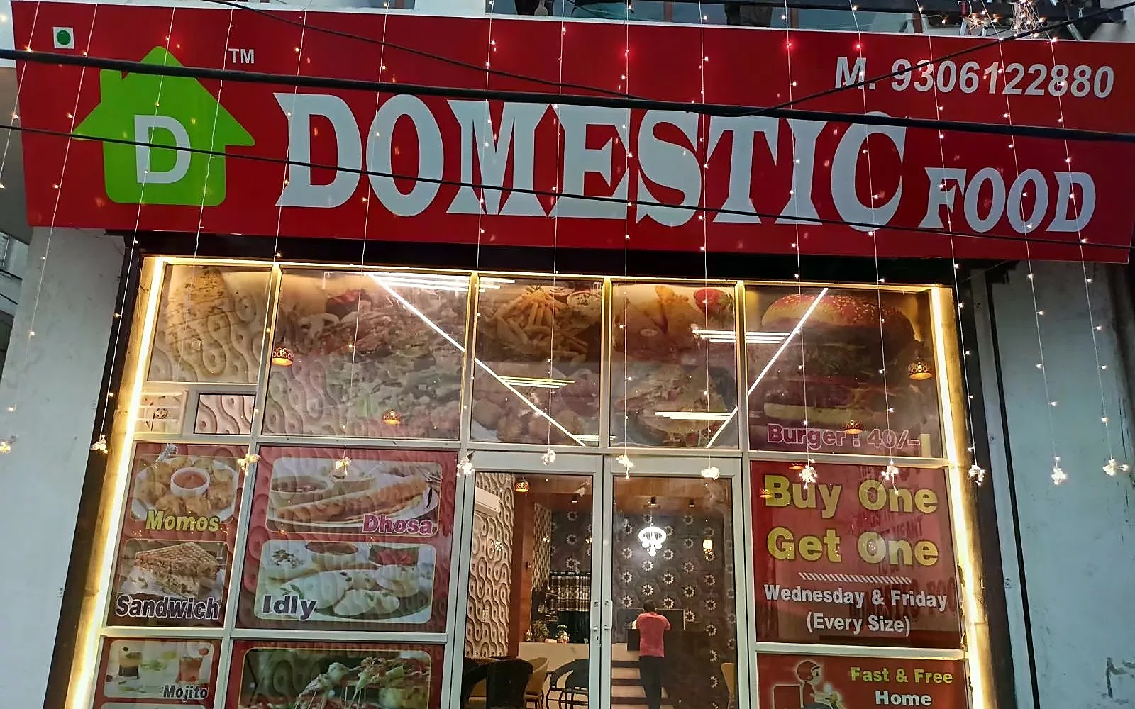 Domestic Food Gohana visiting card
