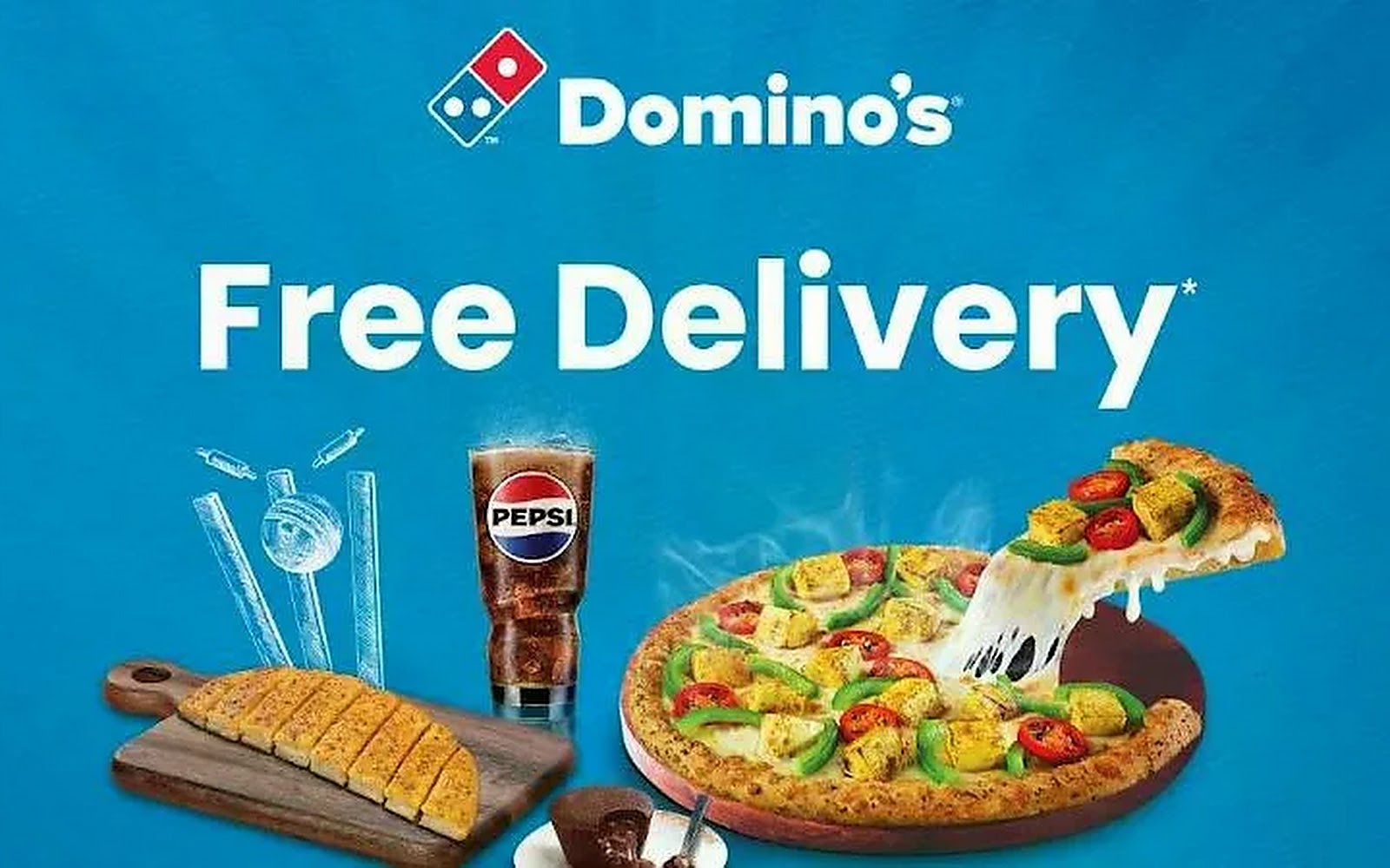 Domino's Chicken Fiesta Chennai visiting card