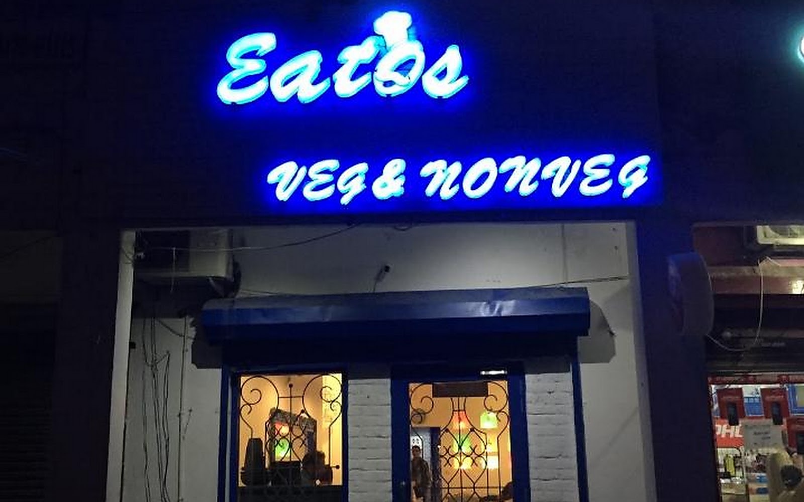 Eatos Restaurant Faridkot visiting card