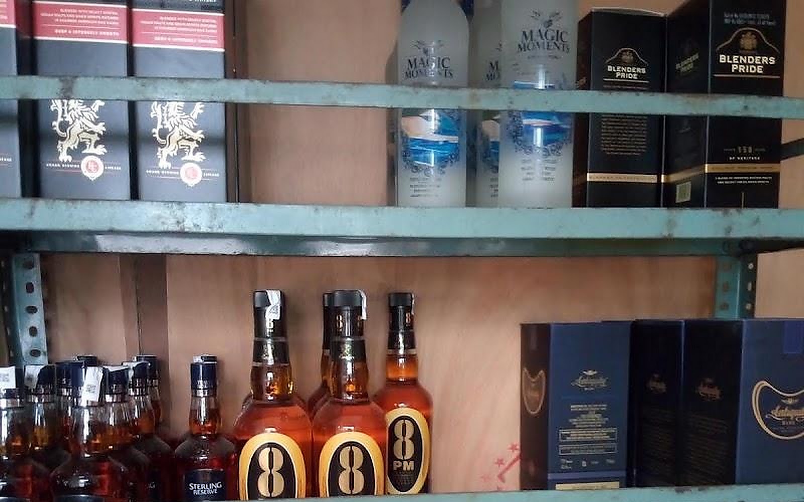 ENGLISH WINE AND BEER SHOP Deoband visiting card