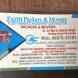 Faith Packer and Mover visiting card