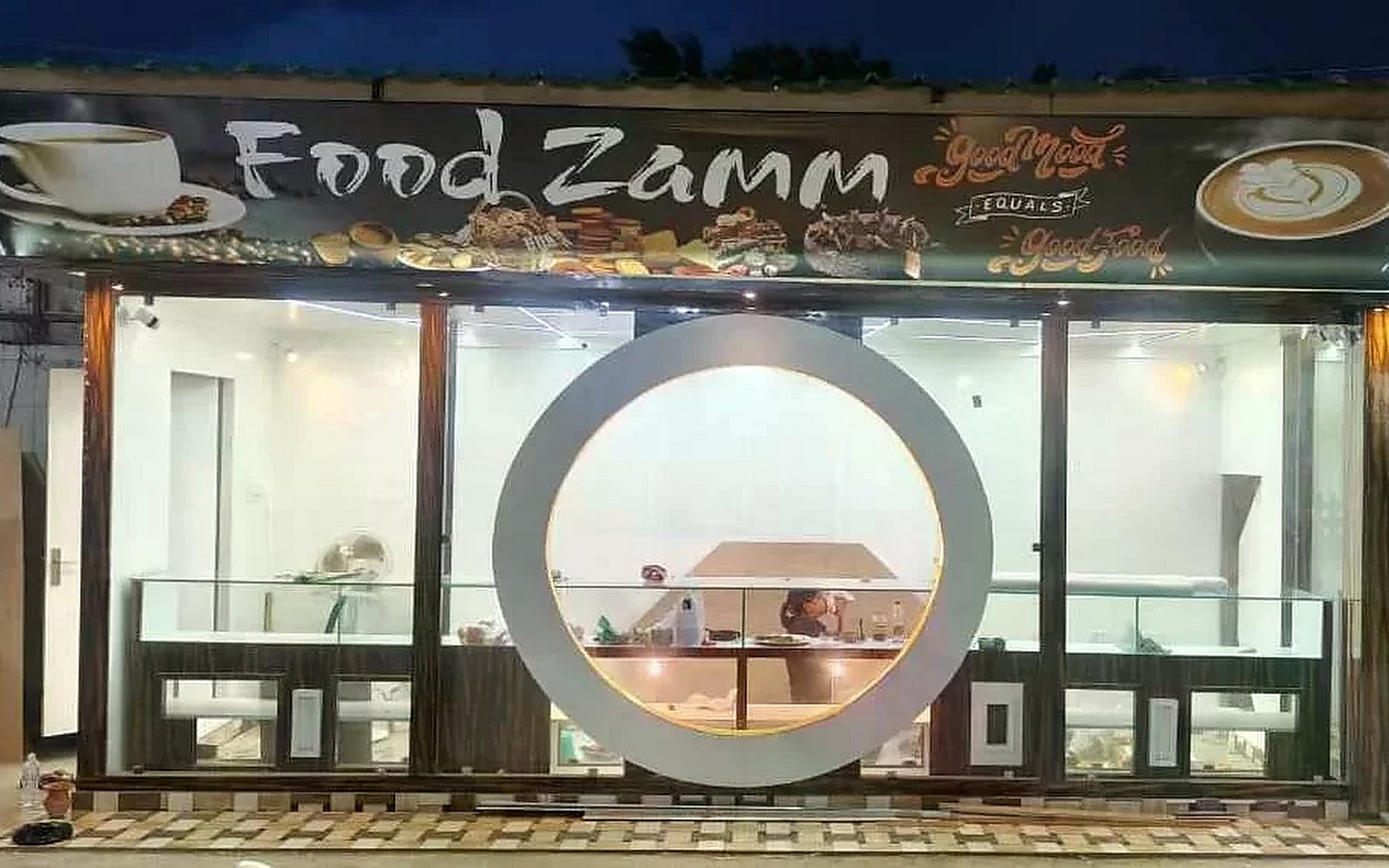 Food Zamm Guwahati visiting card