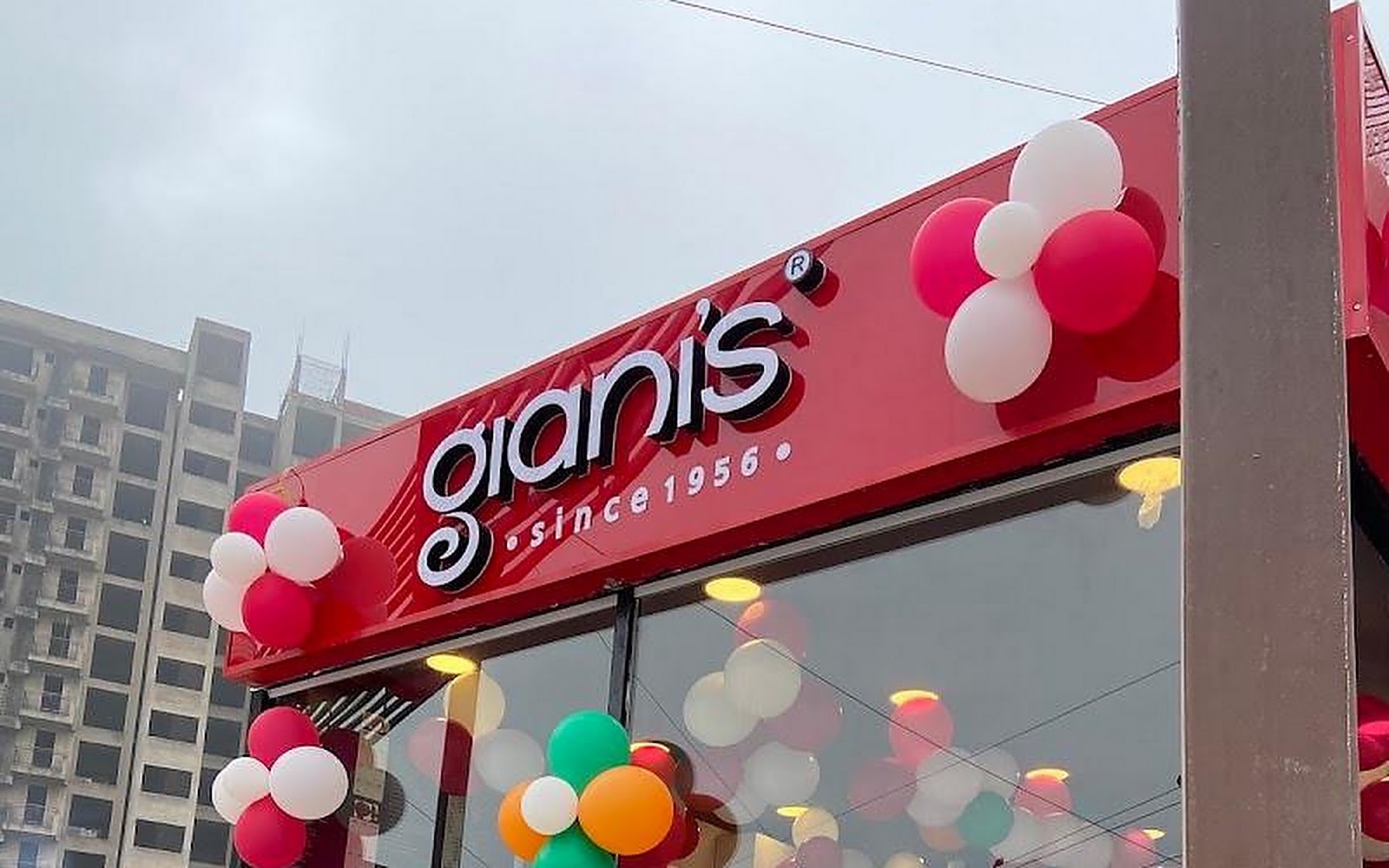 GIANI’S ICE CREAM Bhiwadi visiting card