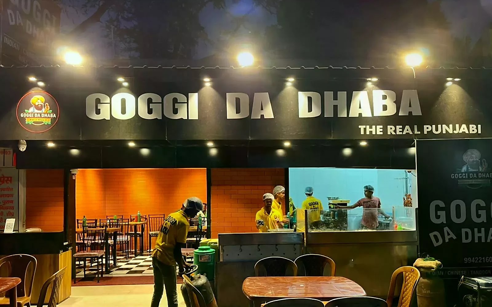 GOGGI DA DHABA Giridih visiting card