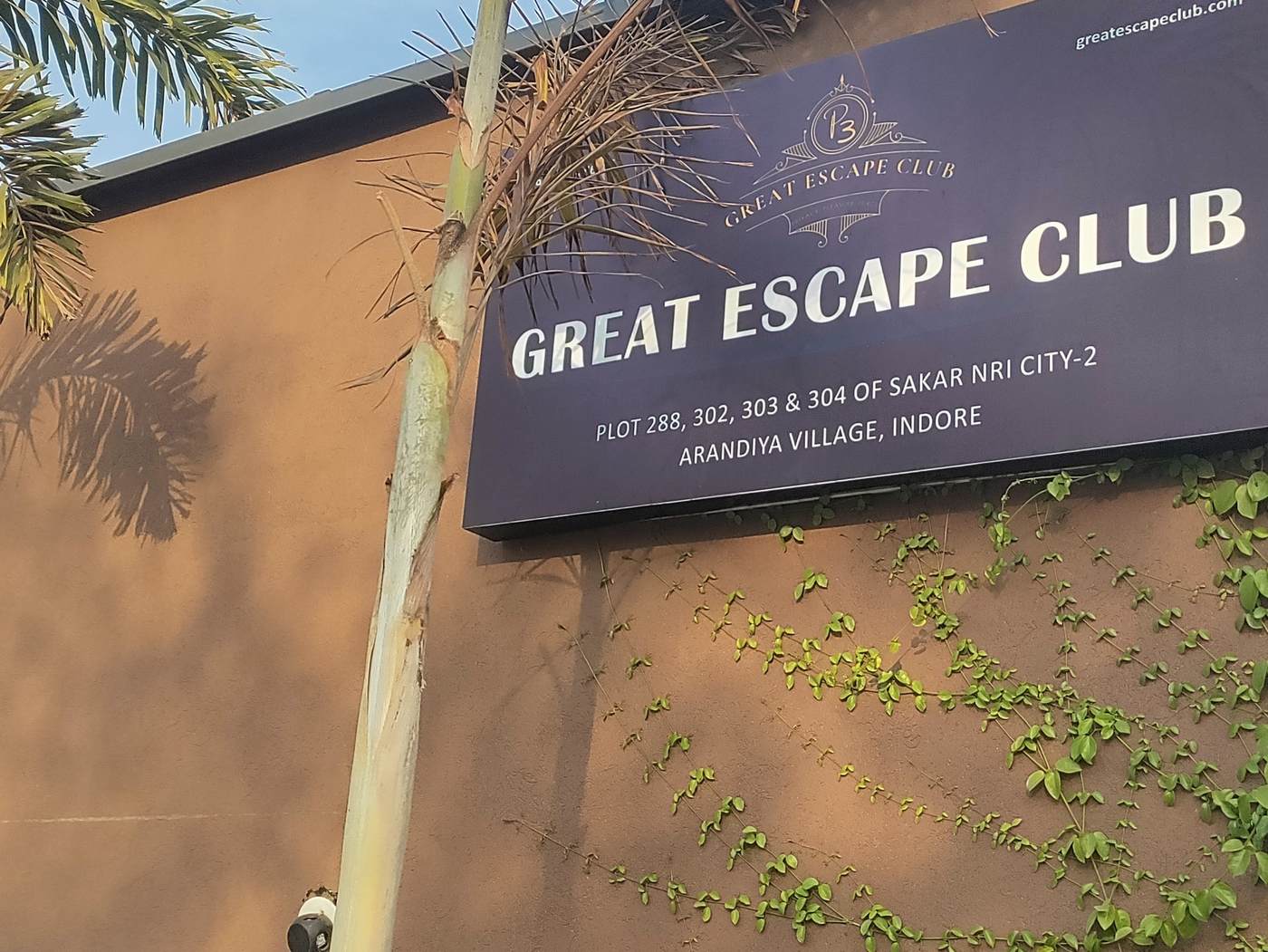 Great Escape Club and LLP visiting card