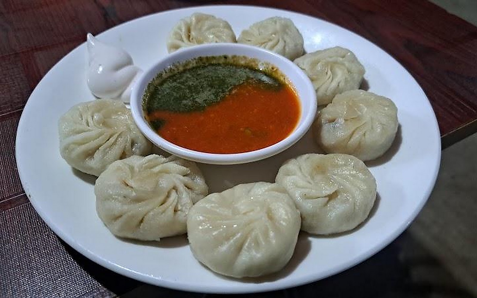 Himalayan Hot Momos Chikmagalur visiting card
