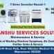 Himanshu Services Solution visiting card