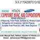 Home Comfort HVAC Air Conditioner & Electrical Work visiting card