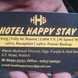 Hotel Happy Stay visiting card