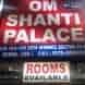 Hotel Om Shanti Palace visiting card