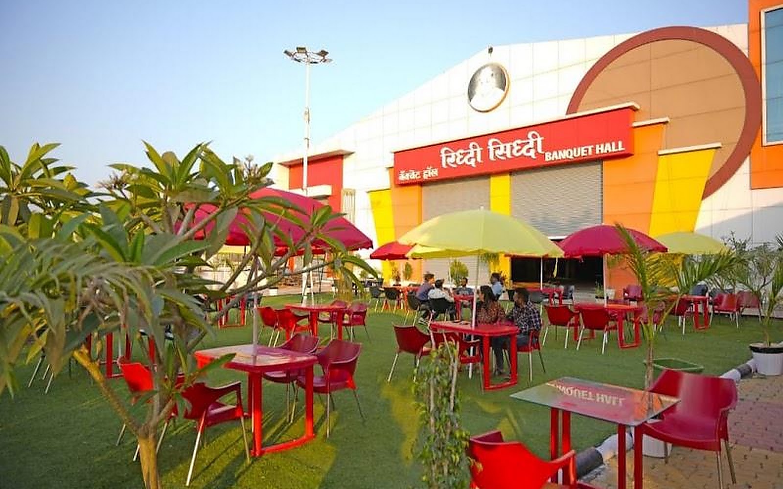 Hotel Riddhi Siddhi the food mall Dhule visiting card