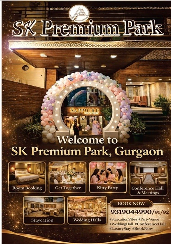 Hotel S K Premium Park visiting card
