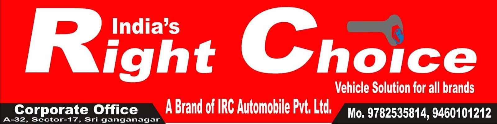 Irc Auto Shield visiting card
