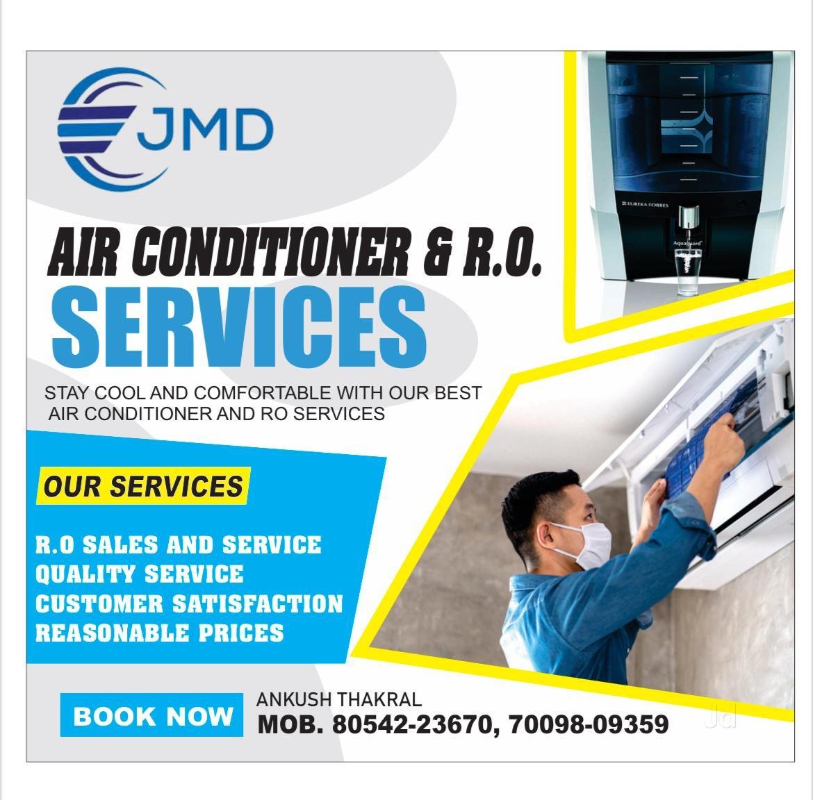 Jmd Aqua Care Center visiting card