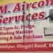 K M Aircon visiting card