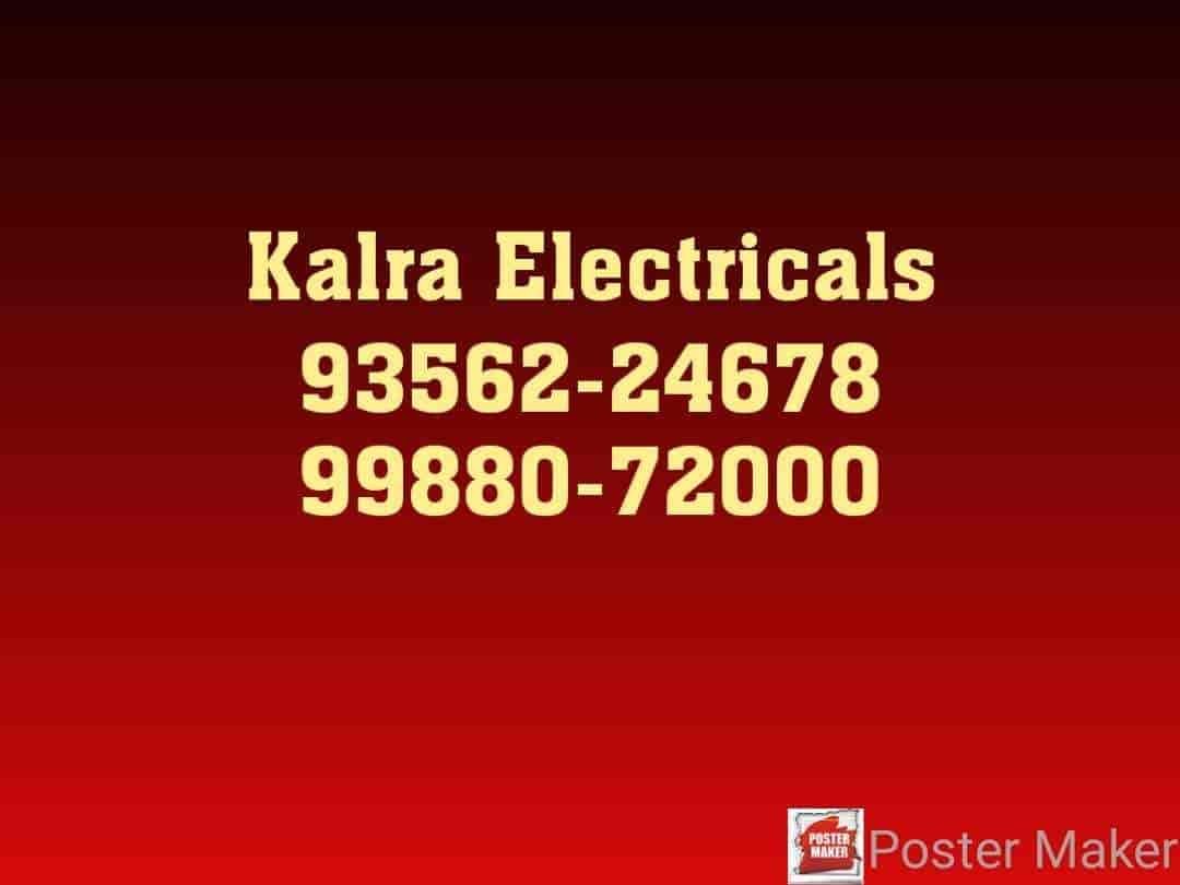 Kalra Electricals visiting card