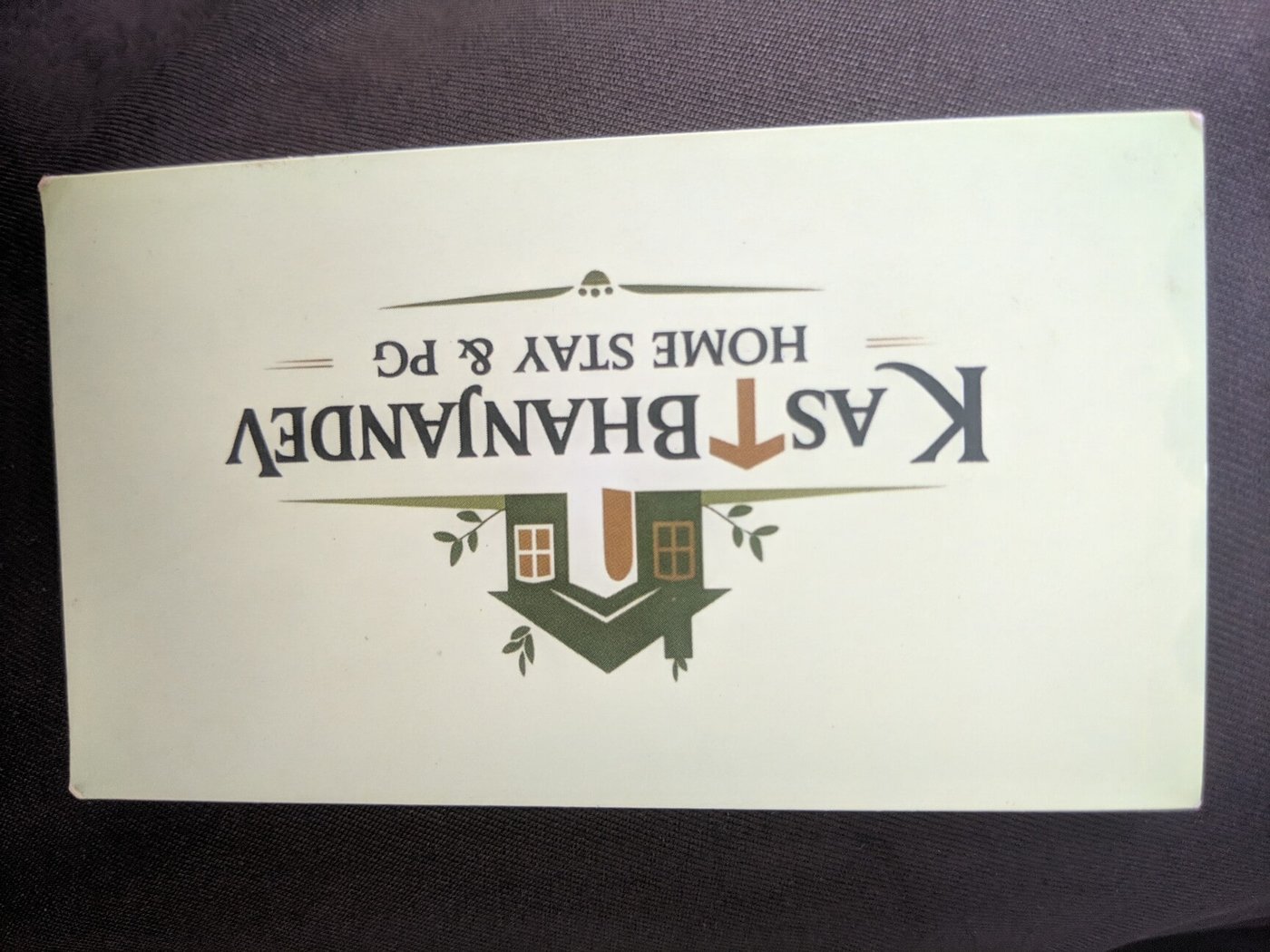 Kastbhanjan Dev Home Stay & PG visiting card