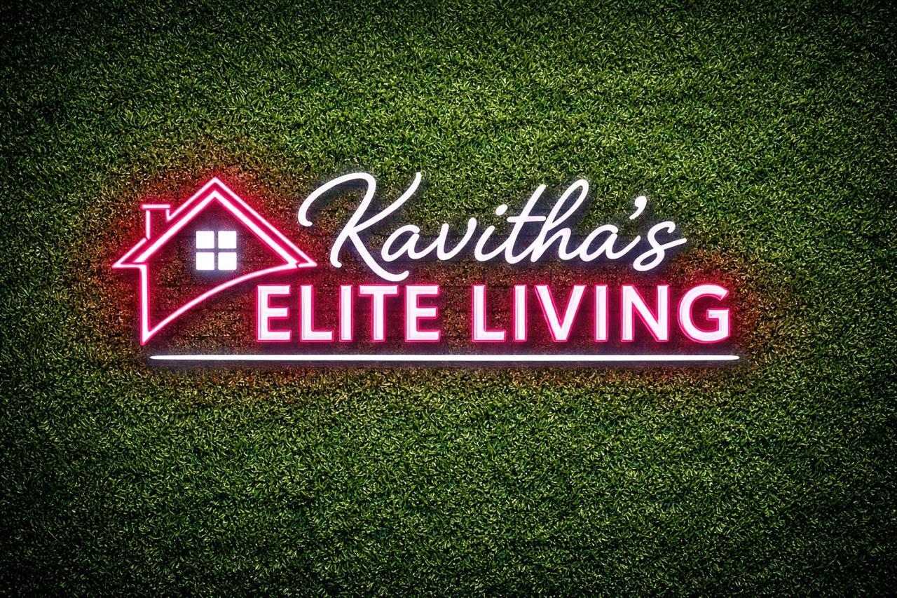 Kavitha's Elite Living visiting card