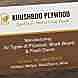 Khushboo Plywood visiting card