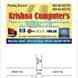 Krishna Computers visiting card