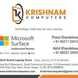 Krishnam Computers visiting card