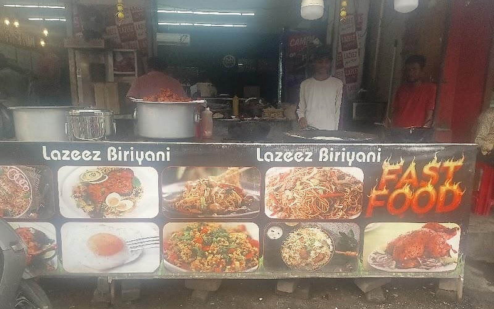 Lazeez Biriyani Shop Dhenkanal visiting card
