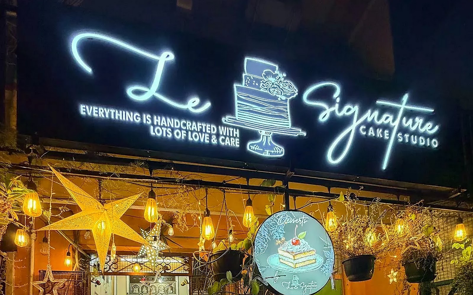 Le Signature cake studio Bommayapalayam visiting card