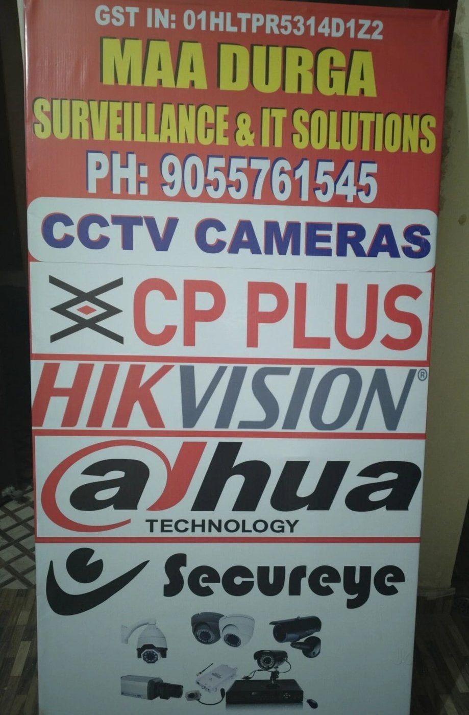 Maa Durga Surviellance & IT Solution visiting card