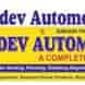 Mahadev Automobile Service Center visiting card